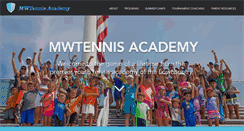 Desktop Screenshot of mwtennisacademy.com